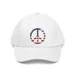 USA Flag Peace Embroided Hat - eDirect Dreams