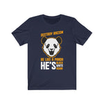 Be like a Panda & Destroy Racism Unisex T-Shirt - eDirect Dreams