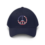 USA Flag Peace Embroided Hat - eDirect Dreams