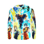 Goku & Vegeta Super Saiyan Full Zip Hoodie