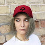 Star Of David Black Embroided Hat - eDirect Dreams