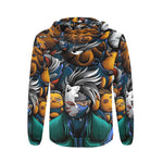 Hatake Kakashi with Nin Dogs All Over Print Full Zip Hoodie