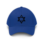 Star Of David Black Embroided Hat - eDirect Dreams