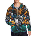 Hatake Kakashi with Nin Dogs All Over Print Full Zip Hoodie