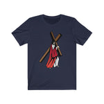 Jesus Carrying the Cross Unisex T-Shirt - eDirect Dreams