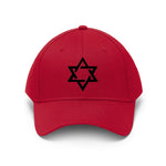 Star Of David Black Embroided Hat - eDirect Dreams