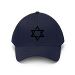 Star Of David Black Embroided Hat - eDirect Dreams