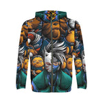 Hatake Kakashi with Nin Dogs All Over Print Full Zip Hoodie