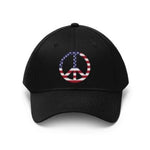 USA Flag Peace Embroided Hat - eDirect Dreams