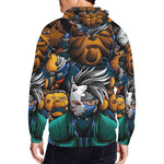Hatake Kakashi with Nin Dogs All Over Print Full Zip Hoodie