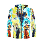 Goku & Vegeta Super Saiyan Full Zip Hoodie