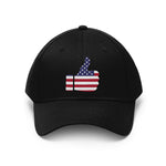 USA Flag Thumbs Up Embroided Hat - eDirect Dreams