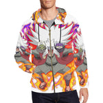 Men's All Over Print Full Zip Hoodie (Model H14)