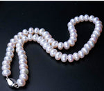 Classic AAA Top Quality Natural Freshwater Large Pearl Strand Necklace - eDirect Dreams