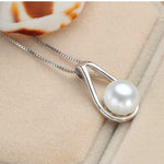 Elegant AAA High Quality Freshwater Pearl Necklace and Earrings Set - eDirect Dreams