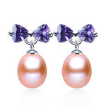 Romantic High Luster Natural Freshwater Pearl Drop Earrings - eDirect Dreams