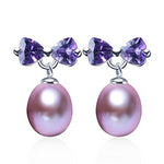 Romantic High Luster Natural Freshwater Pearl Drop Earrings - eDirect Dreams