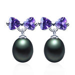 Romantic High Luster Natural Freshwater Pearl Drop Earrings - eDirect Dreams
