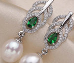 High Quality AAA Natural Pearl Necklace, Earrings, and Ring Set - eDirect Dreams