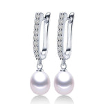 Top Selling Natural Pearl Sterling Silver Earrings - eDirect Dreams