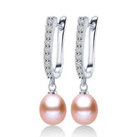 Top Selling Natural Pearl Sterling Silver Earrings - eDirect Dreams