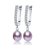 Top Selling Natural Pearl Sterling Silver Earrings - eDirect Dreams