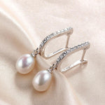Top Selling Natural Pearl Sterling Silver Earrings - eDirect Dreams