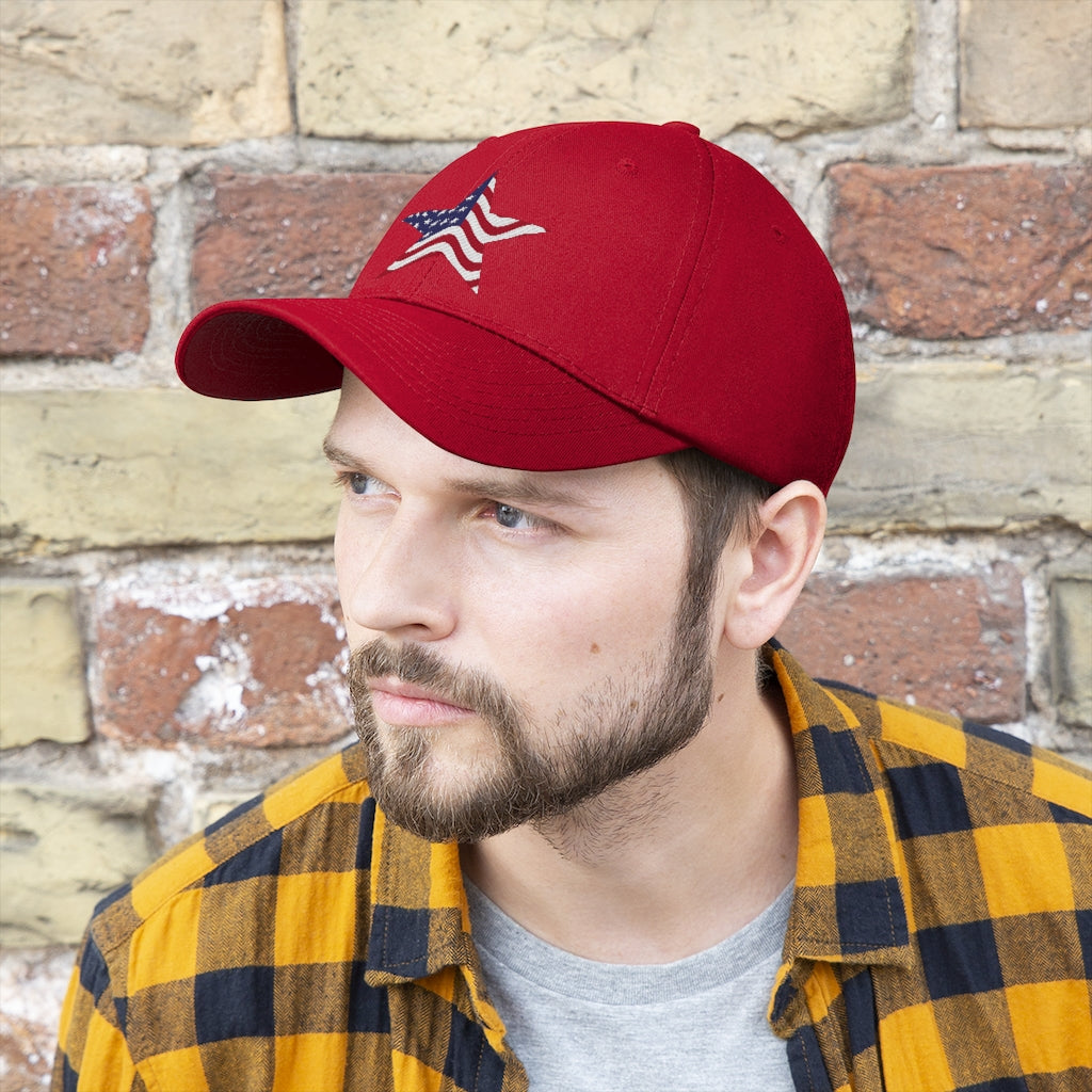 USA Flag Star Embroided Hat - eDirect Dreams 