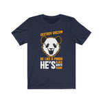 Be like a Panda & Destroy Racism Unisex T-Shirt - eDirect Dreams 