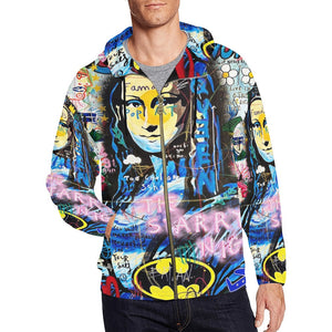 Awesome Famous Art Zip Hoodie