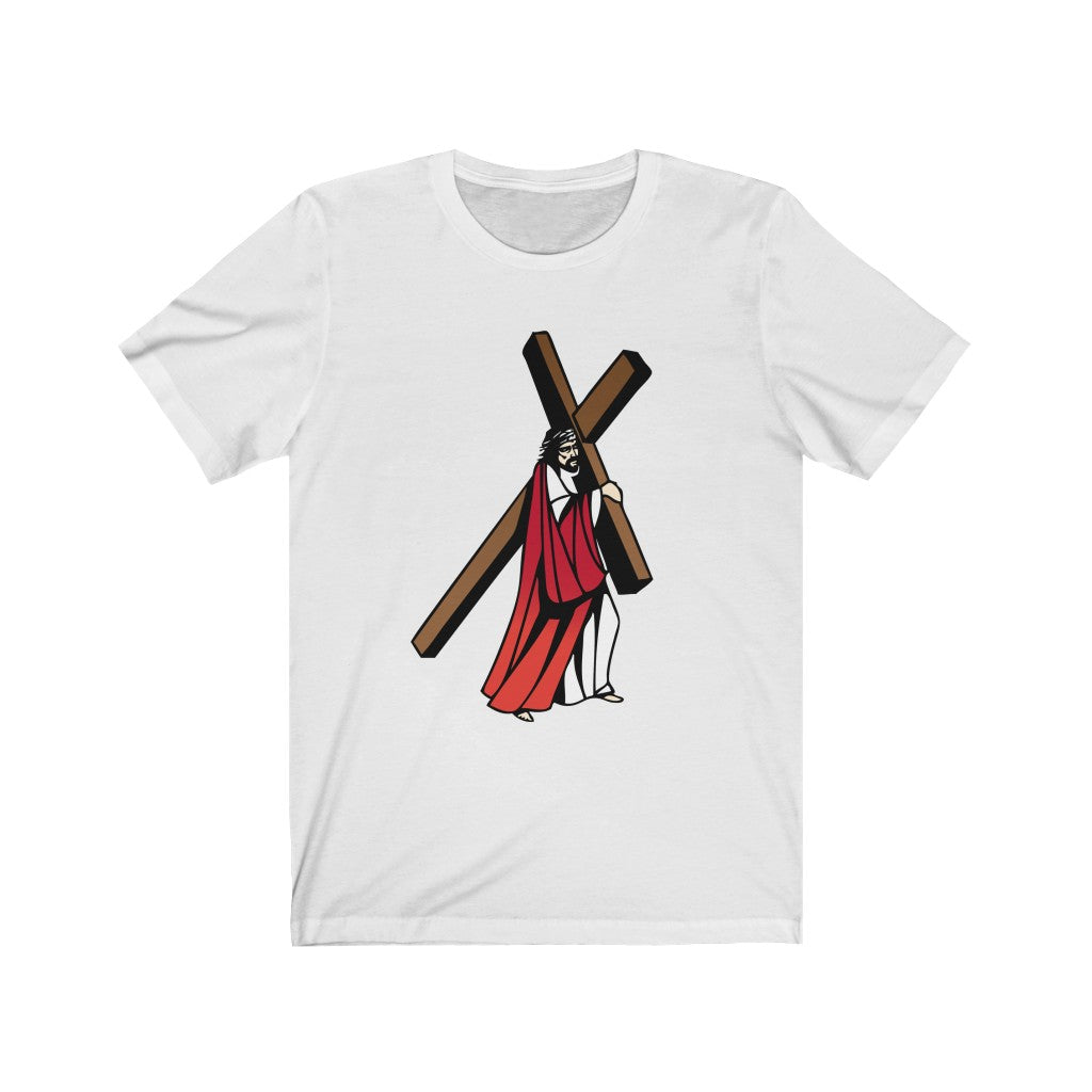 Jesus Carrying the Cross Unisex T-Shirt - eDirect Dreams 