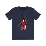 Jesus Carrying the Cross Unisex T-Shirt - eDirect Dreams 