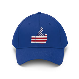USA Flag Thumbs Up Embroided Hat - eDirect Dreams 