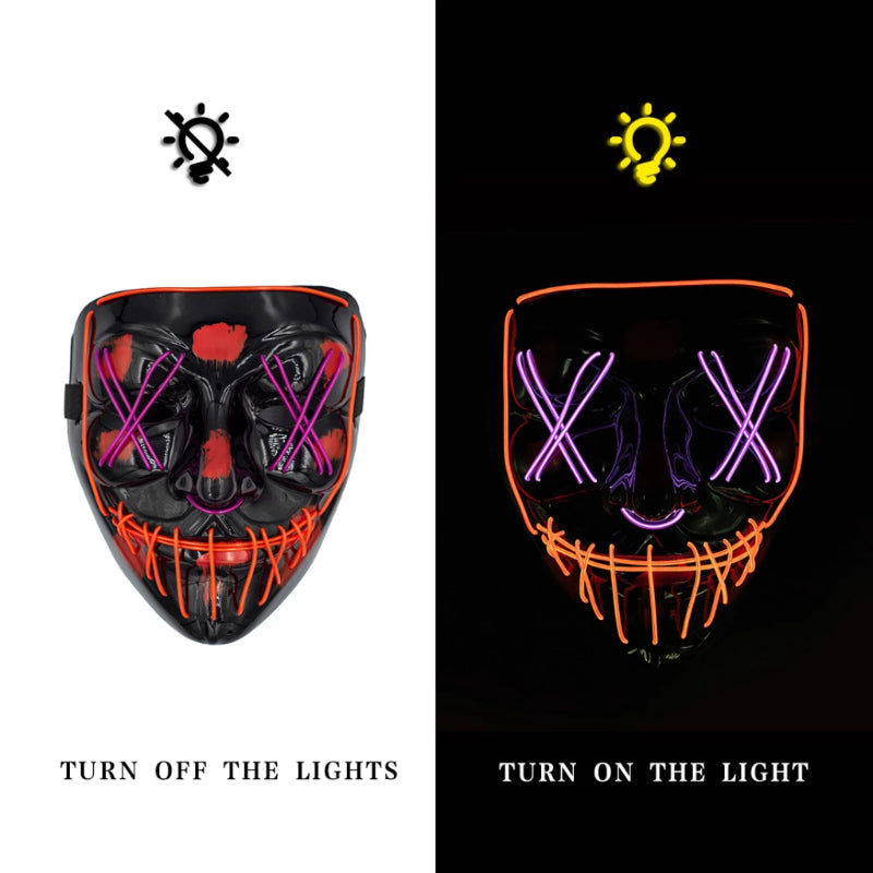 🔥Glow-In-The-Dark🔥 LED Mask - eDirect Dreams 