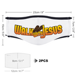 Walk with Jesus Reusable Face Cover - eDirect Dreams 