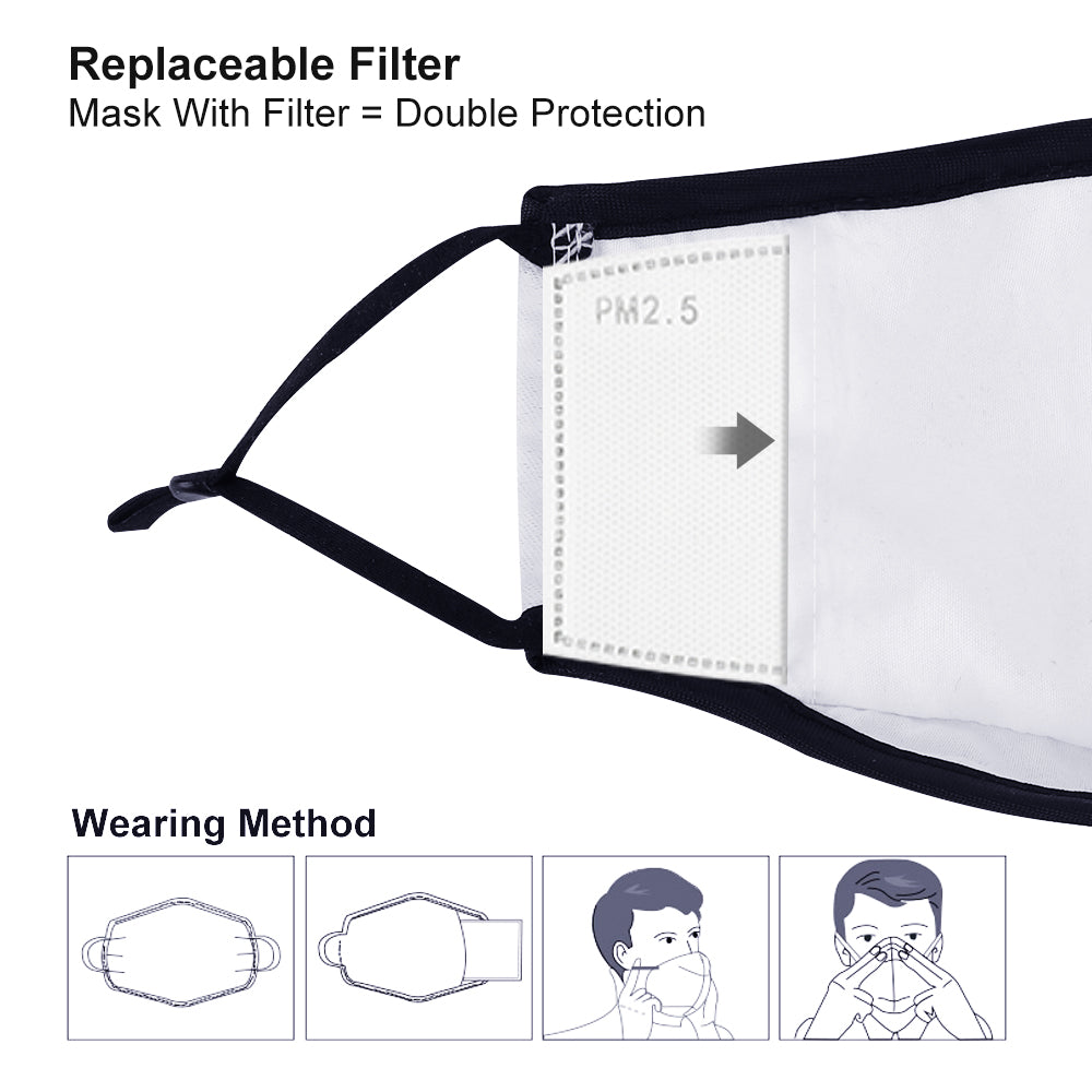 Basketball Lovers Face Mask (with Two Filters) - eDirect Dreams 
