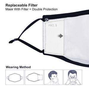 Basketball Lovers Face Mask (with Two Filters) - eDirect Dreams 
