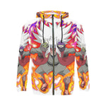 Men's All Over Print Full Zip Hoodie (Model H14)