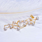 18K Gold Authentic Freshwater White Pearl Necklace - eDirect Dreams 