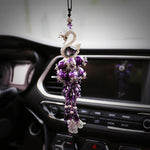 Exquisite Crystal Swan Car Rearview Mirror Ornament - eDirect Dreams 