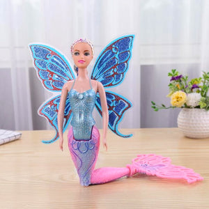 Mermaid Princess with Fairy Wings Doll - eDirect Dreams 